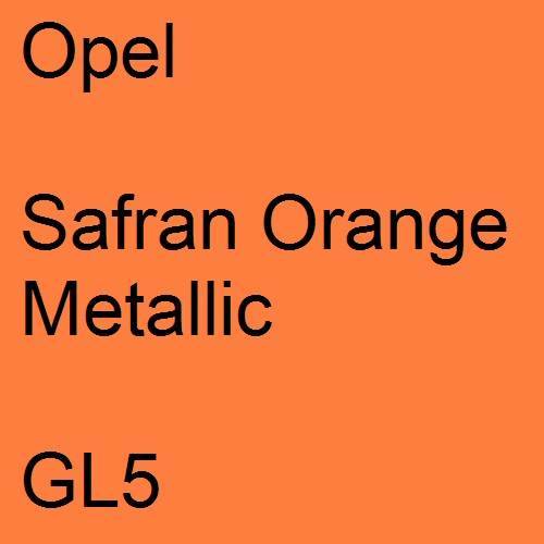 Opel, Safran Orange Metallic, GL5.